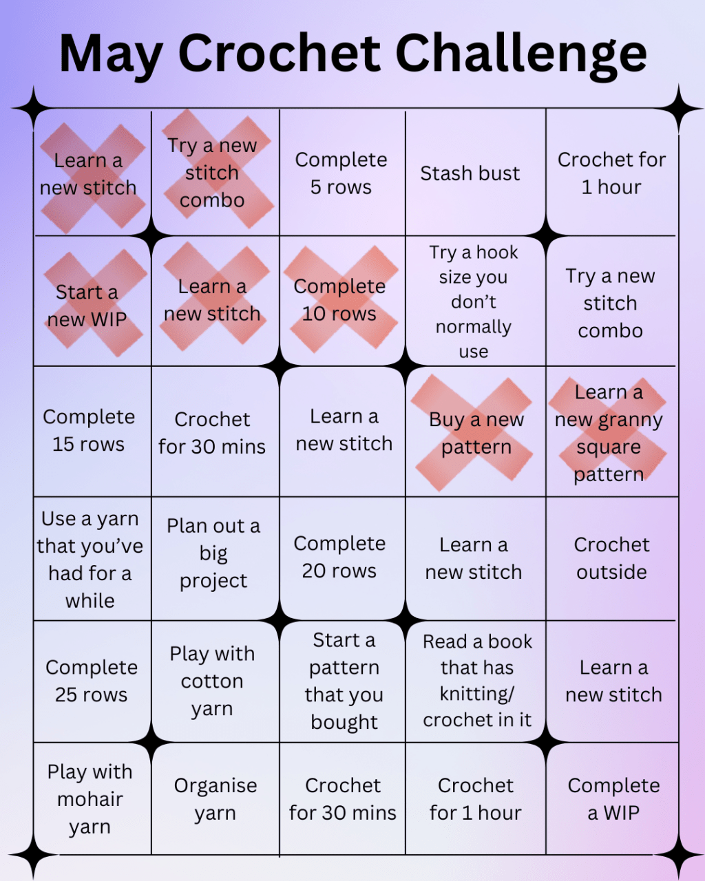 May Crochet Challenge – Buy a New&nbsp;Pattern